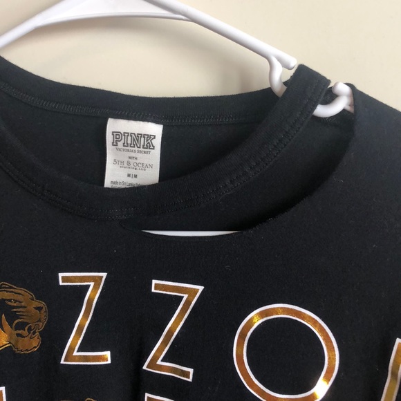 VS Pink Mizzou cropped shirt - Picture 4 of 5